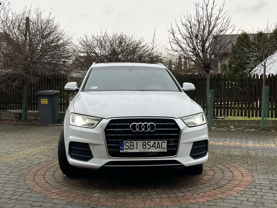 Audi Q3 quatro 4x4 biały 2.0 TFSI s line