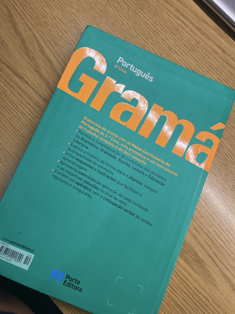 Gramática de Português – 2.º Ciclo (5.º e 6.º ano)