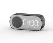 Цифровые Часы с Будильником FM-радио Bluetooth TF Card Динамик