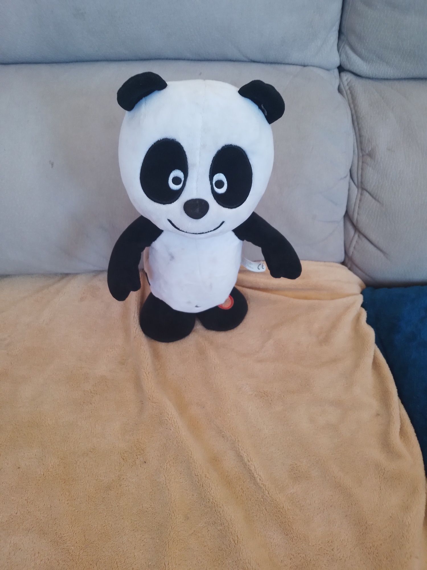 Peluche panda com musica