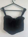 Top Corset veludo