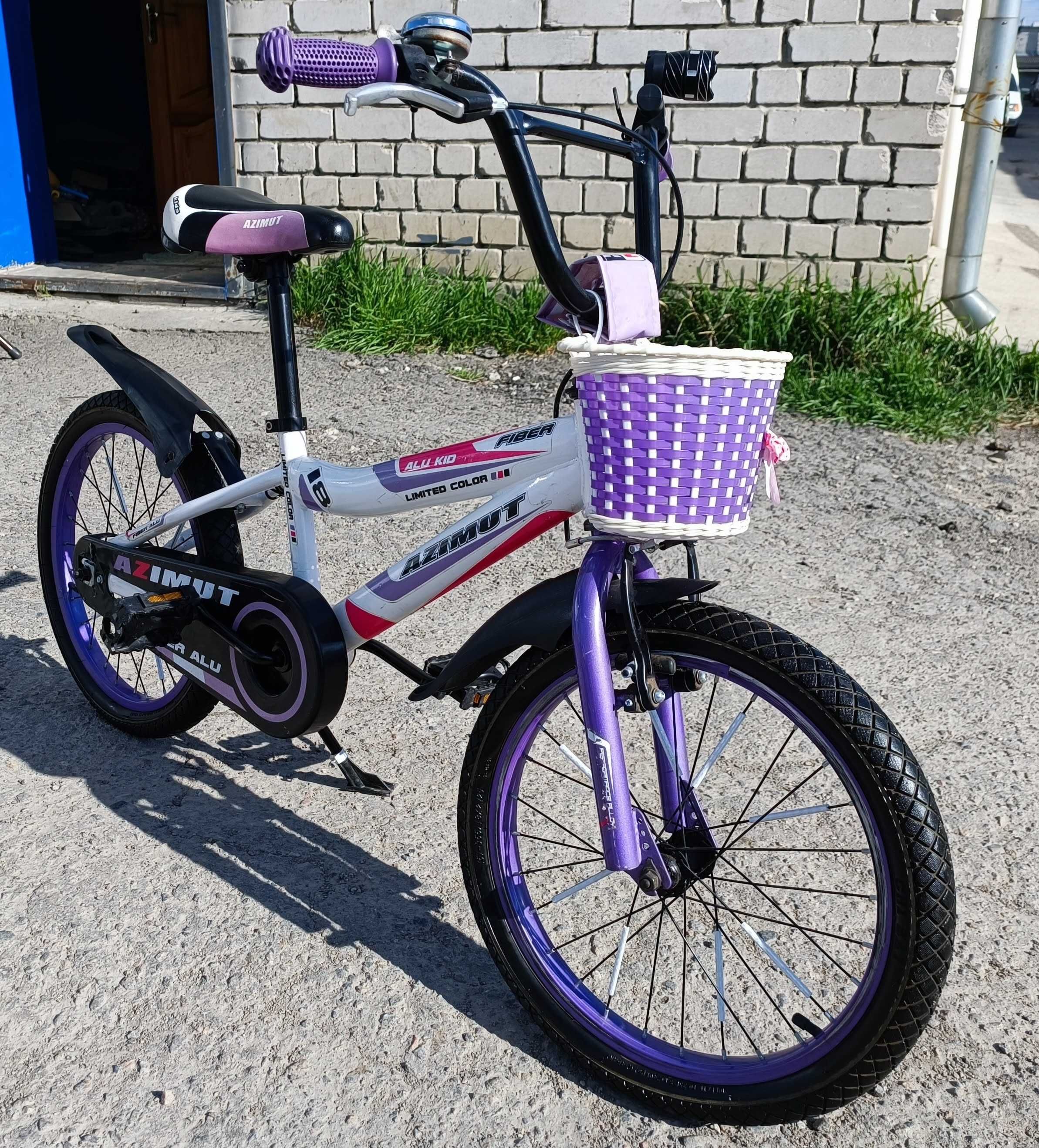 велосипед дитячий Azimut Fiber 18 Alu Kid Limited Color