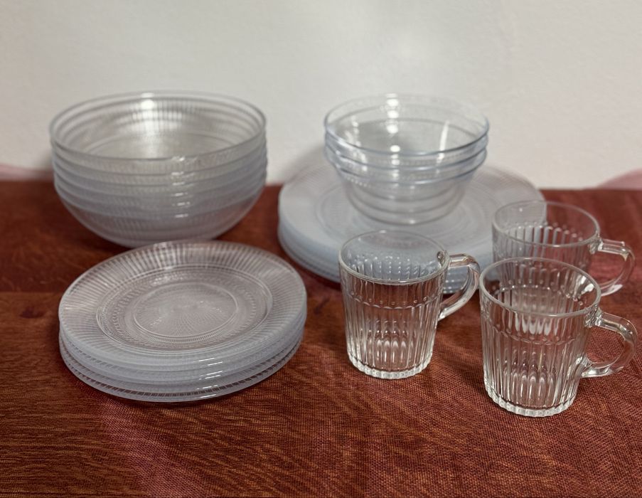 Сервіз LUMINARC "Louison” clear, 24 предмети.
