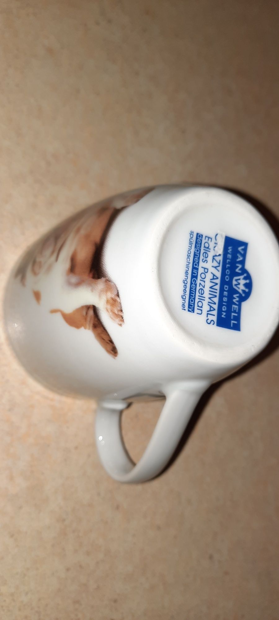 Kubek porcelanowy buldog