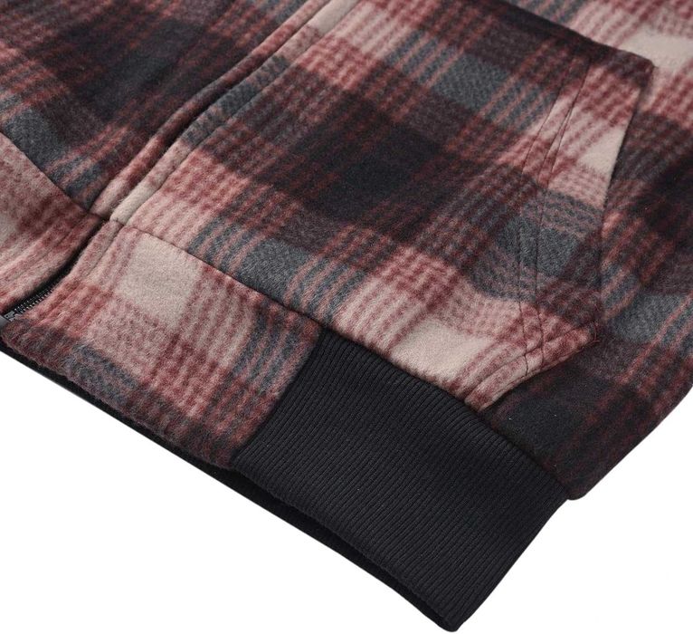 SwissWell Bluza - kurtka ocieplana r. S w kratkę na zamek