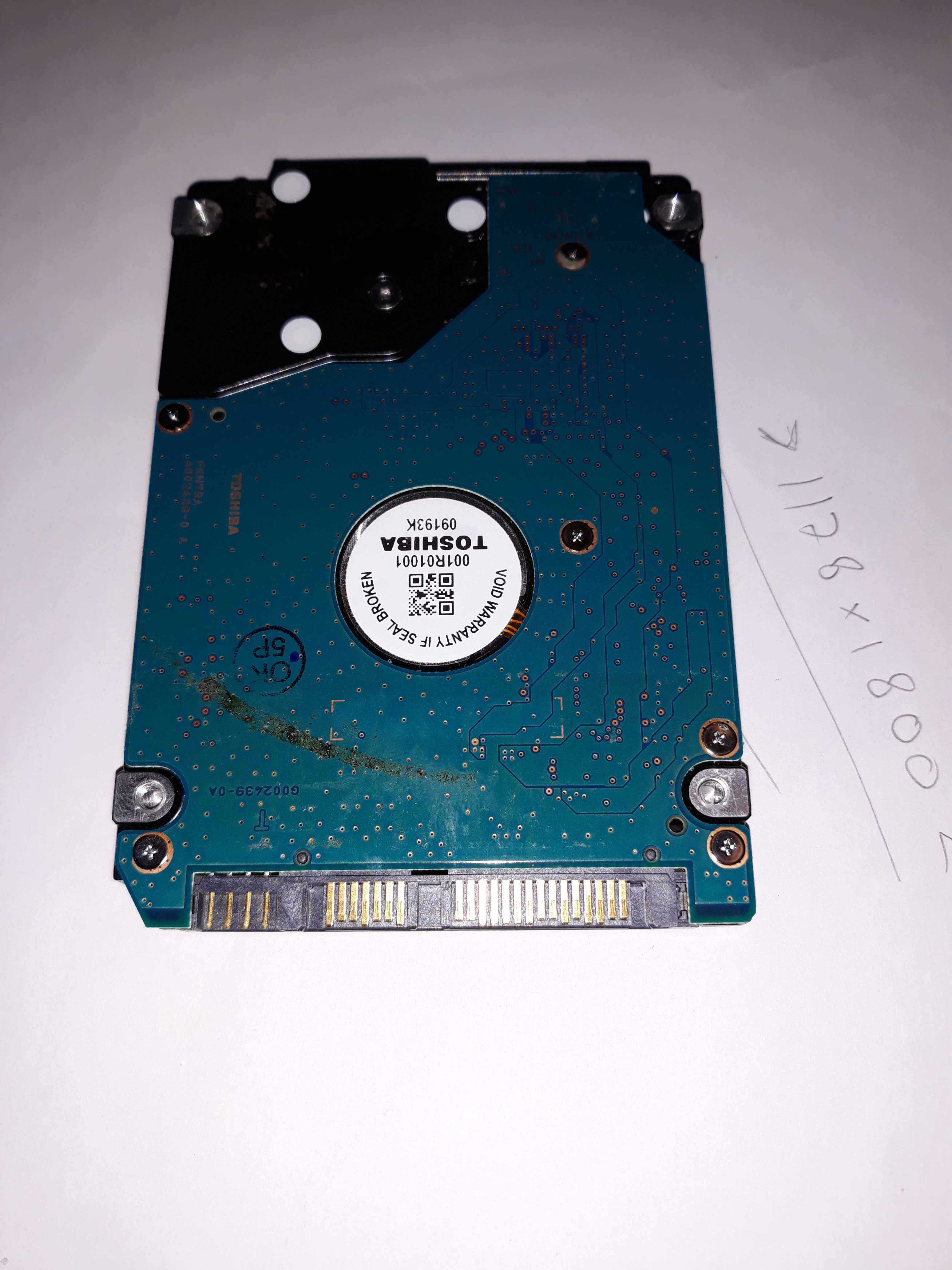 Disco Toshiba 2.5" SATA 500GB - COM BAD SECTORS