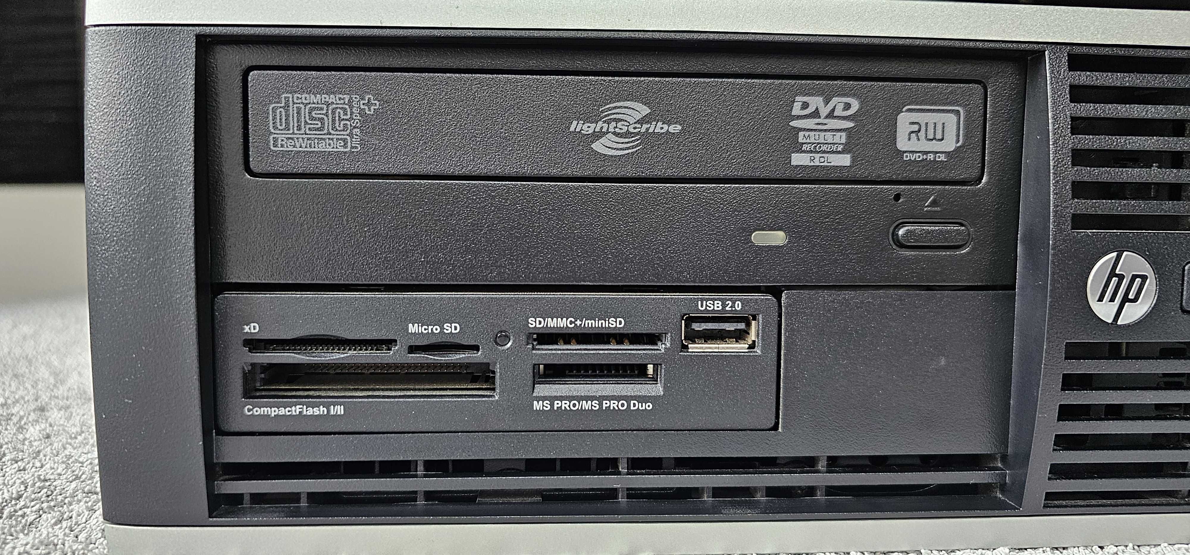 HP Compaq Pro 6300 Small i3-2120 1GB/500GB Win10 DVD Port kart pamięci