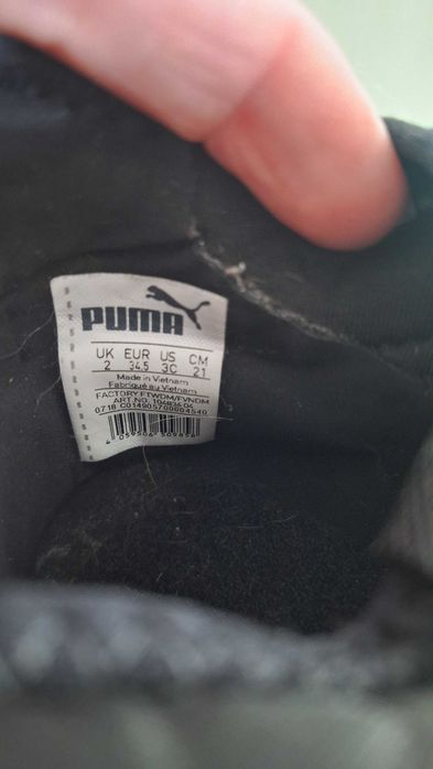 Chuteiras puma, tamanho 34,5, impecaveis