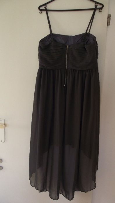 Nowa sukienka VILA TIMMO DRESS grafit, imprezowa z metką