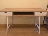 Secretaria madeira e metal