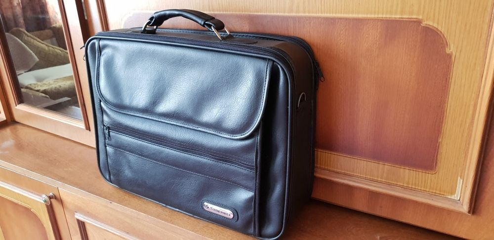 Чемодан командировочный, сумка через плечо, сумка для ноутбука, кейс