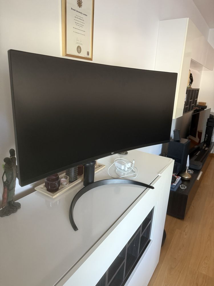 Vendo monitor curvo lg 34 “