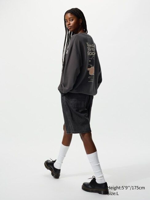 UNIQLO толстовка унісекс PEANUTS сіра