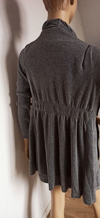 Sg Sweter damski błyszczący kardigan ze srebrną nitką 40 , 42 L