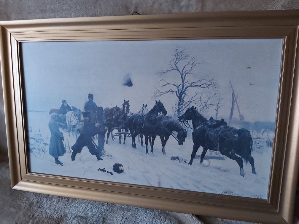 Obraz olej na płótnie 47x82cm Stanisław Witkiewicz Wąskie Wrota