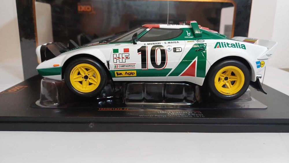 1/18 Lancia Stratos HF #10 S.Munari Rally Monte Carlo - IXO
