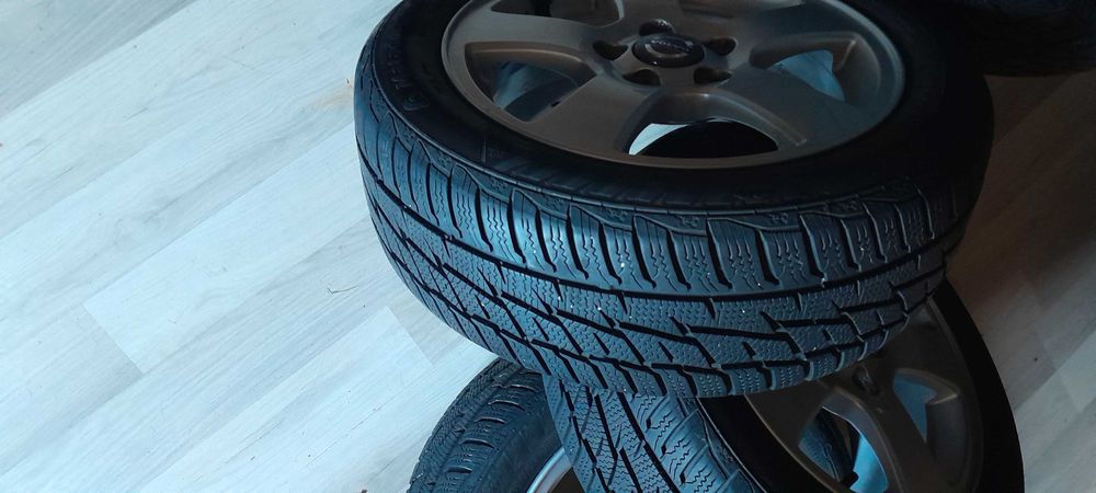 Koła Aluminiowe Volvo,Ford 5x108  z oponami zimowymi R15 195/50