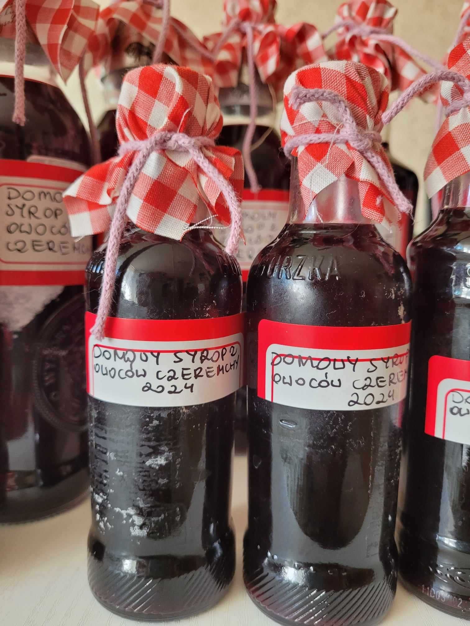 Domowy syrop z owoców dzikiej czeremchy 200 ml