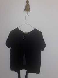 Blusa transparente preta