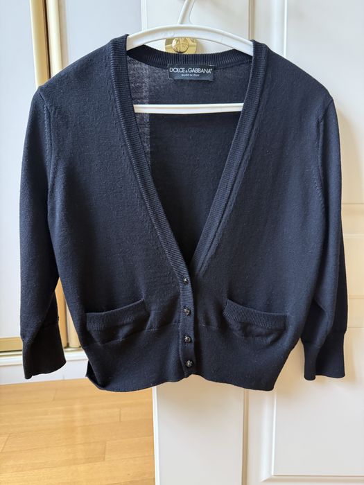 Кардиган Dolce & Gabbana (оригінал), чорний, розмір 46 ( але маломір.)