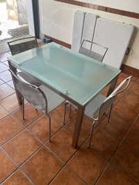 Conjunto de mesa de cozinha + cadeiras