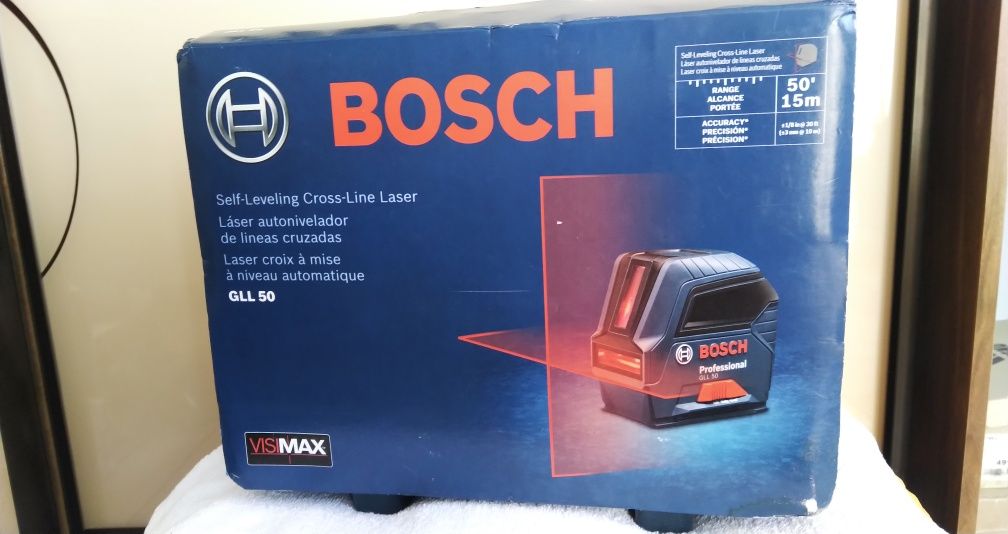 Лазерный уровень нивелир BOSCH GLL50 Professional