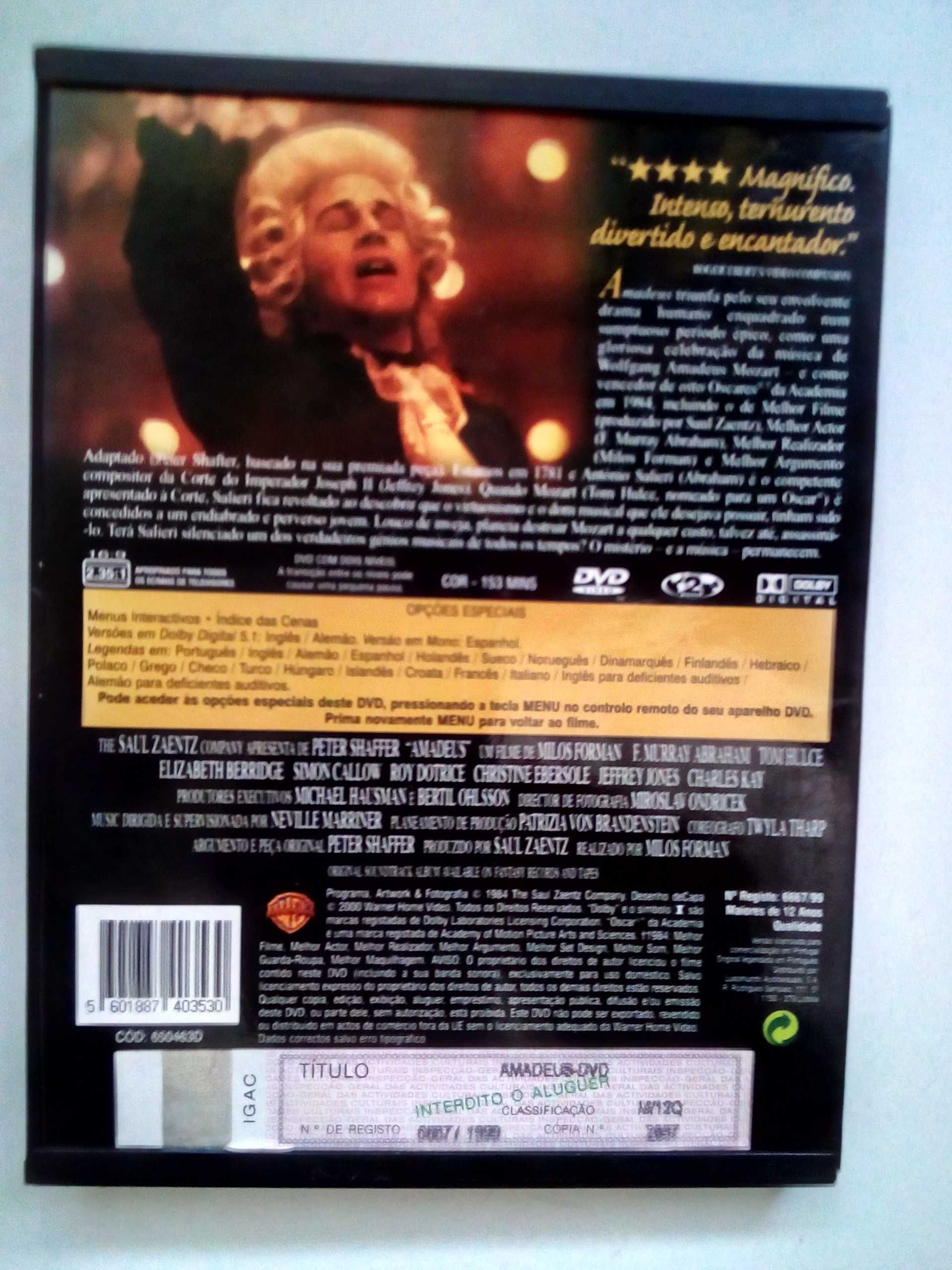 Amadeus, dvd (filme)