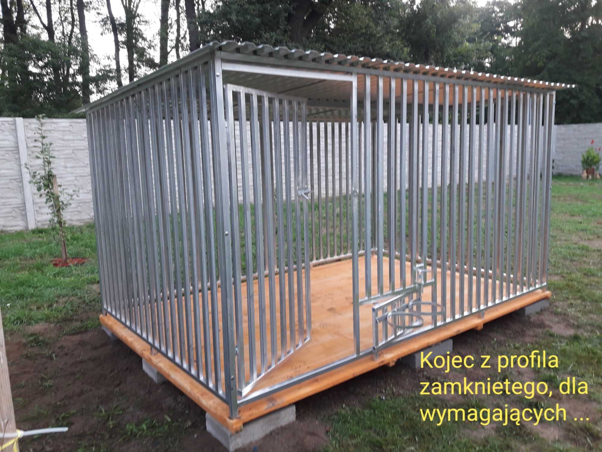 Kojec / boks dla psa ocynkowany#Na wymiar. Mocny. Producent