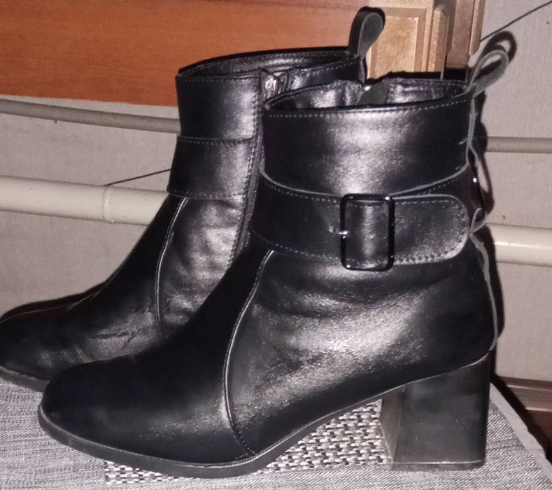 Шкіряні Жіночі сапожки