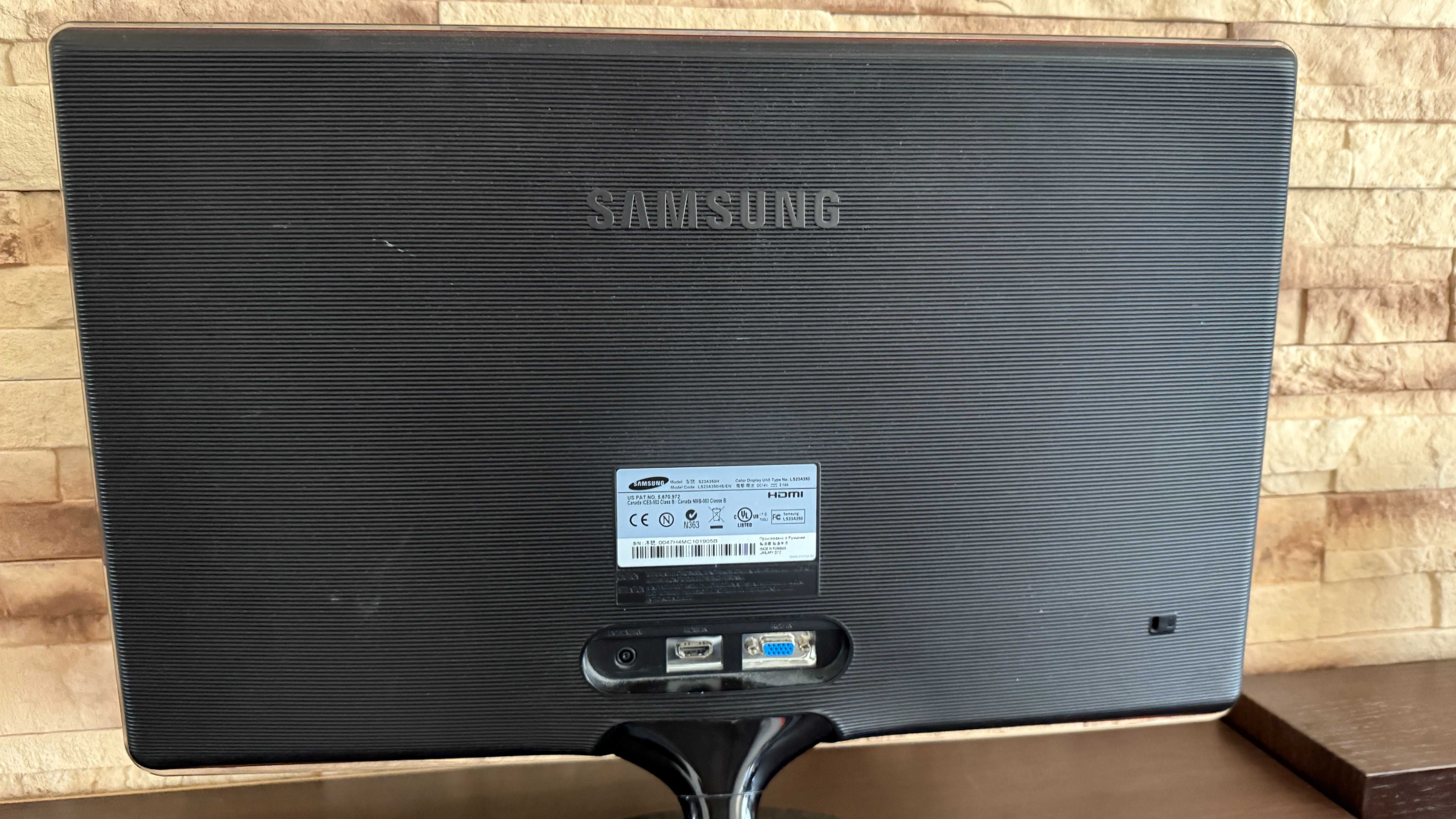 Monitor 23" Samsung S23A350H - LED 1920x1080 HDMI