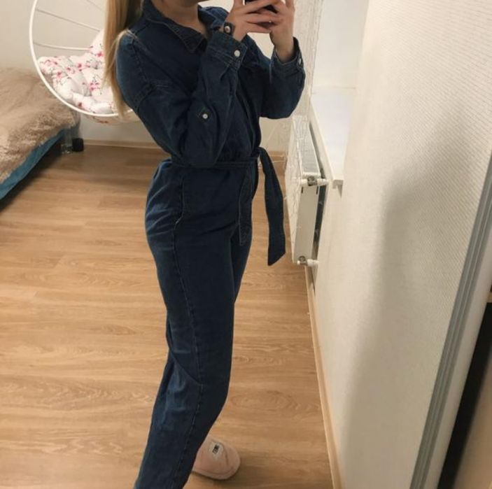 Джинсовий комбінезон