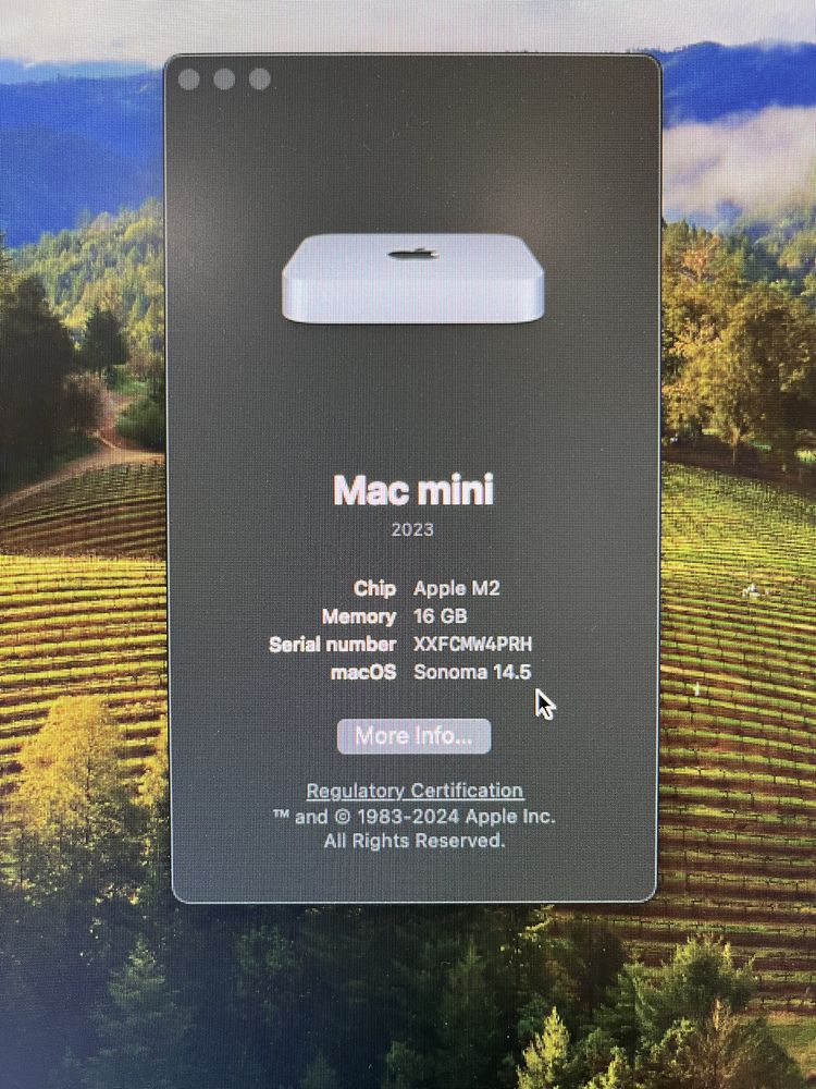 Mac Mini, estado de novo.