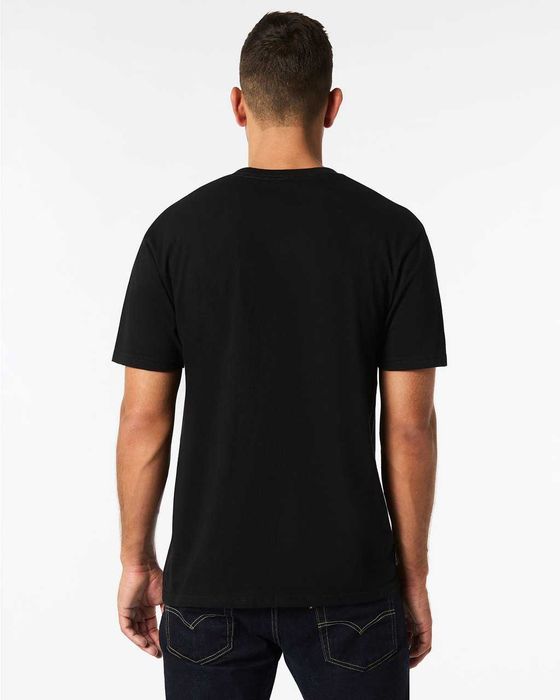 Футболка чорна біла чоловіча унісекс бавовна Gildan SoftstyleMidweight