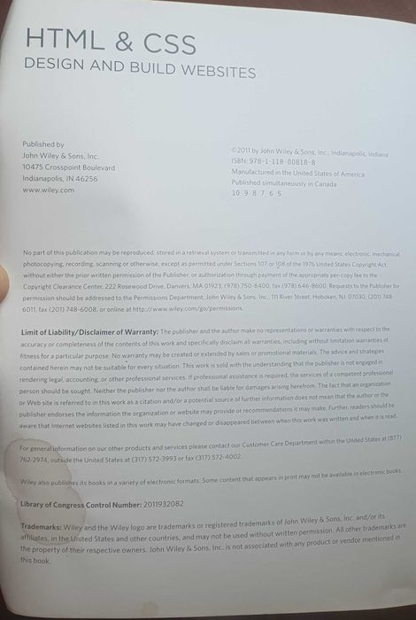 HTML & CSS: Design and Build Web Sites, Jon Duckett