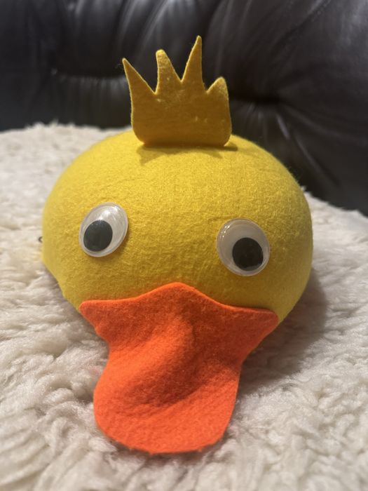 Czapka kaczka kaczuszka na karnawal przebranie