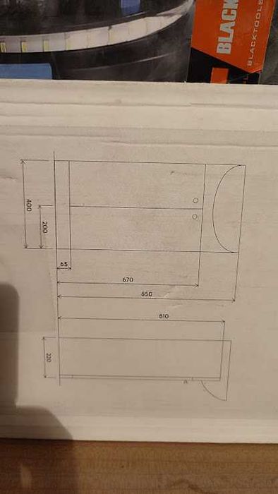 Szafka z umywalką 40cm nowa KOŁO