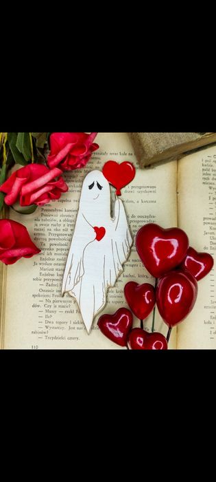 Zakładka do książki duch z balonem