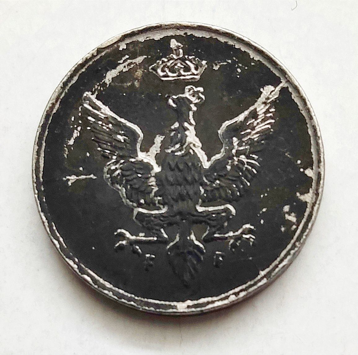 Moneta 1 fenig 1918 Królestwo Polskie