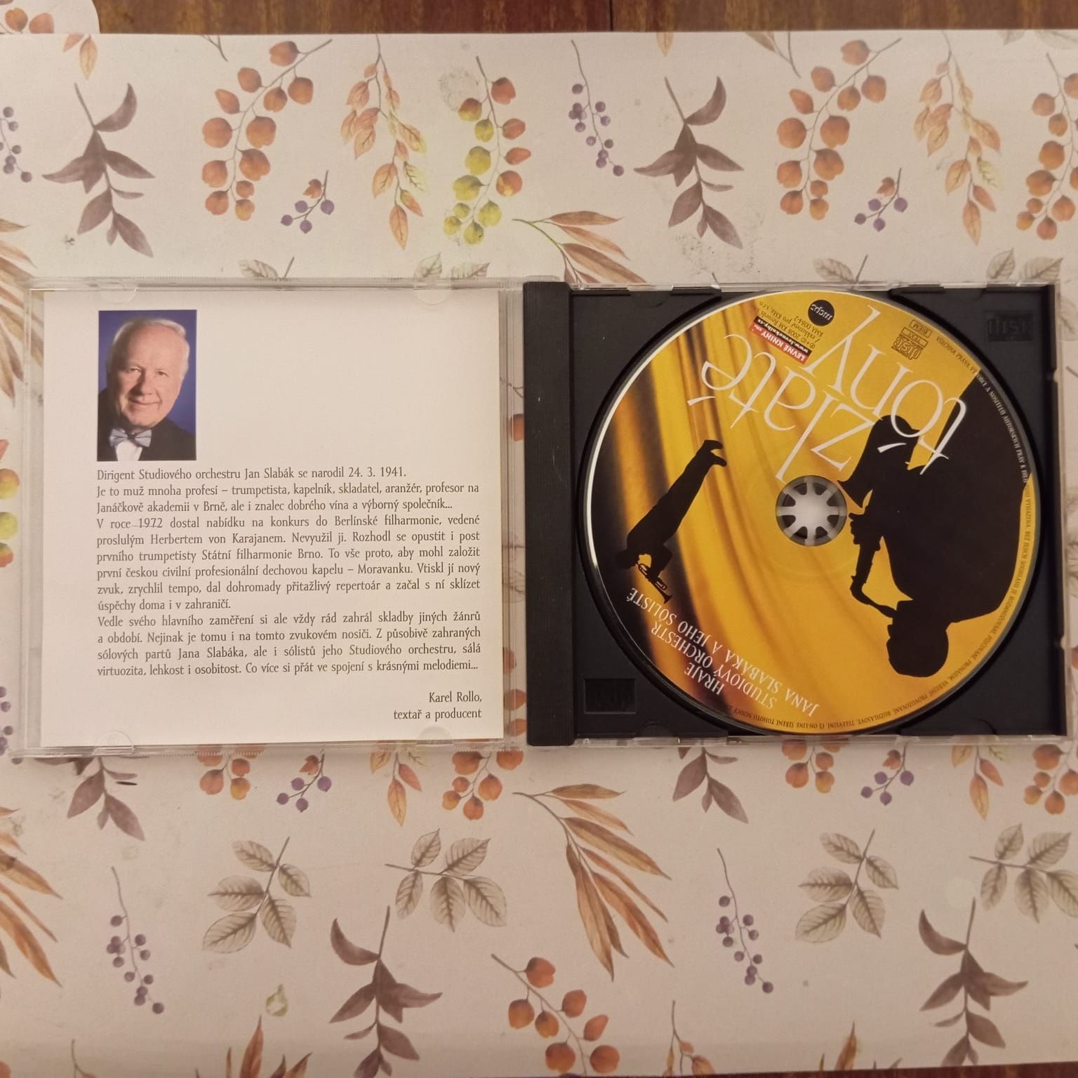 Zlate tony, orkiestra Jana Slabaka, CD, stan bdb