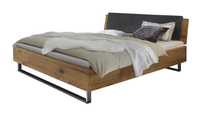 Łóżko dwuosobowe drewniane rama łóżka łóżko Hasena dąb