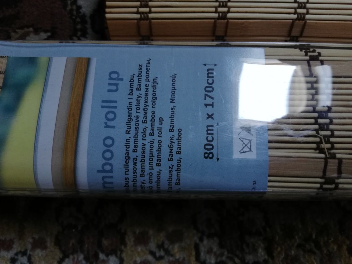 3 x Rolety bambusowe(100,80,60cm) , ogrod okno