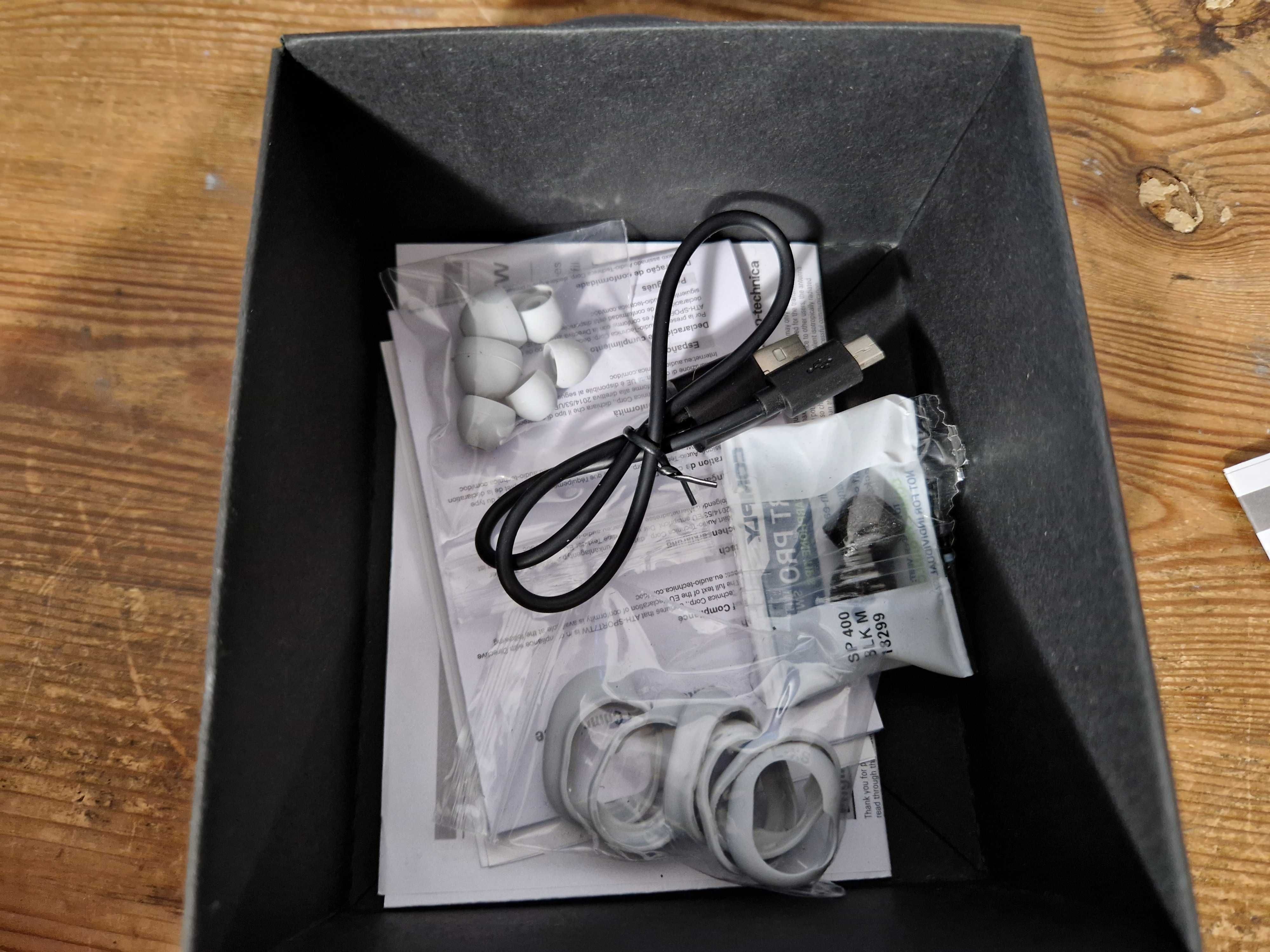 Audio-technica ATH-SPORT7TW True Wireless IE Headphones grey (2602)