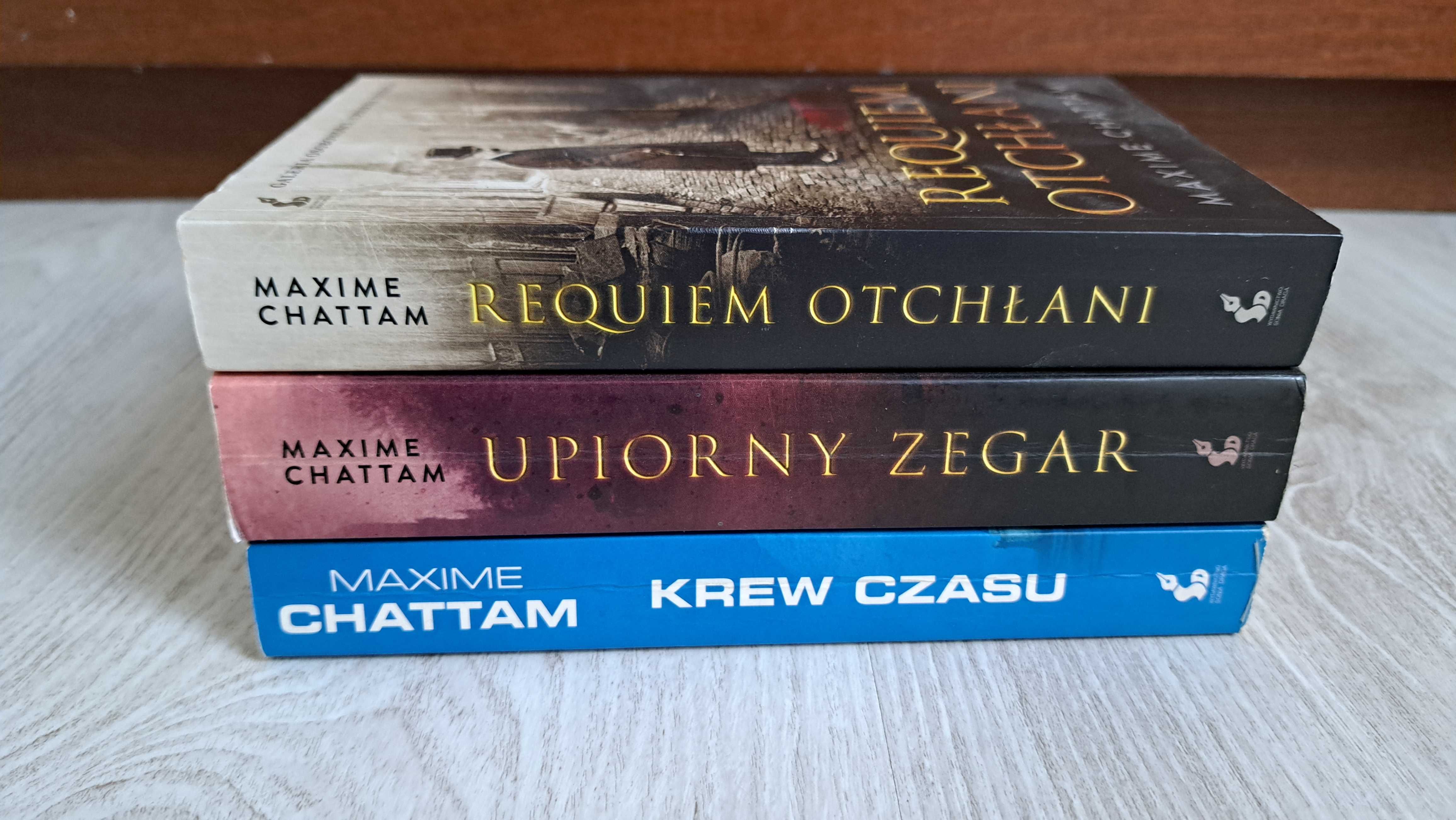 Maxime Chattam Upiorny zegar Requiem otchłani Krew czasu