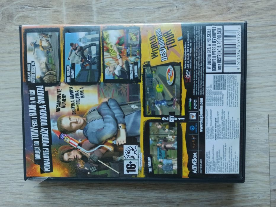 Gra PC Tony Hawk's Underground 2 PL stara komputerowa retro