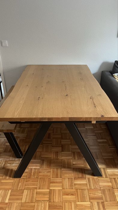 Mesa de jantar 4 lugares + extensão adicional JSKY (oferta do banco)