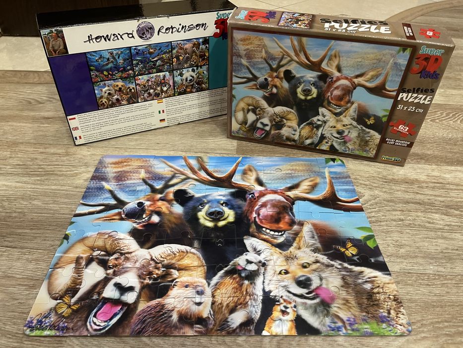 3D-пазл Super Kids Selfies Puzzle Лісова братва