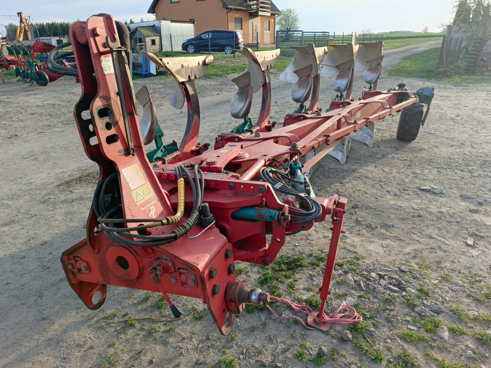 Pług Kverneland 2 3 4 skibowy obrotowy LD85 vario AB fraugde Fiskars