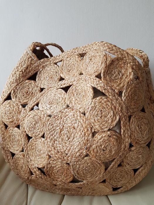 Torba mango# kosz# koszyk# juta duży# nowa metki