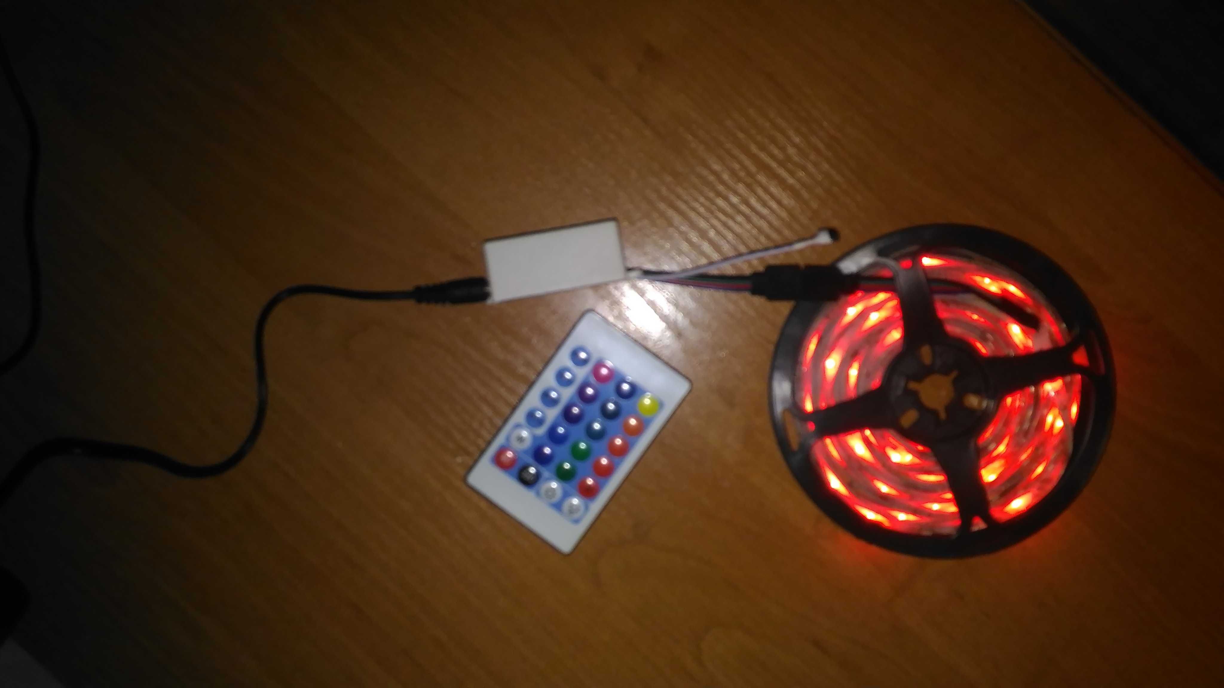 tasma led 5 metrow z pilotem