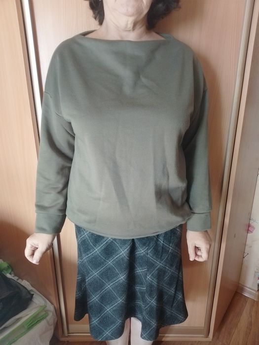 Реглан, кофта boohoo L оверсайз